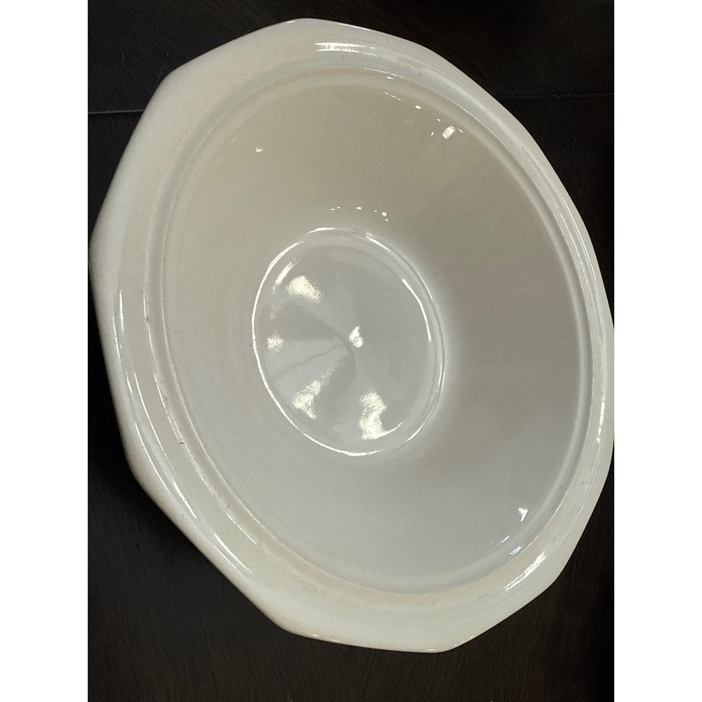 Pfaltzgraff Heritage White 8.5 Inch Round Serving Bowl‎ Stoneware USA Made